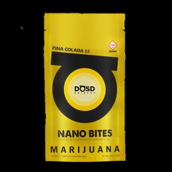 1:1 CBD/THC Nano Pina Colada Gummies 10pk