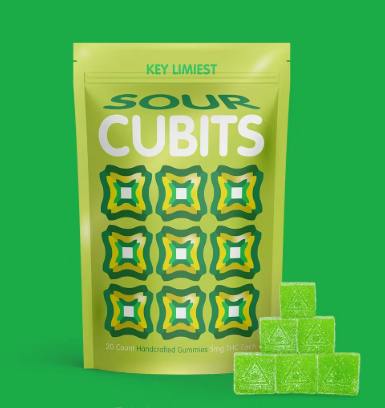 KEY LIMIEST | 100 MG | 20 PACK SOUR GUMMIES at Med Leaf Dispensary (Recreational / Adult Use)