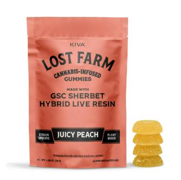JUICY PEACH | 100 MG | 10 PACK GUMMIES