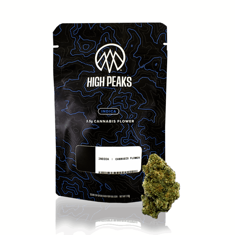 High Peaks | Indica Flower | Triangle Kush | 3.5g