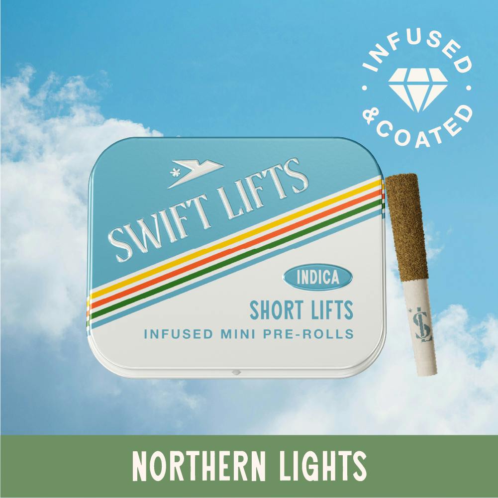 Swift Lifts Short Lifts Infused & Coated Northern Lights Infused Pre-Roll 2.5g