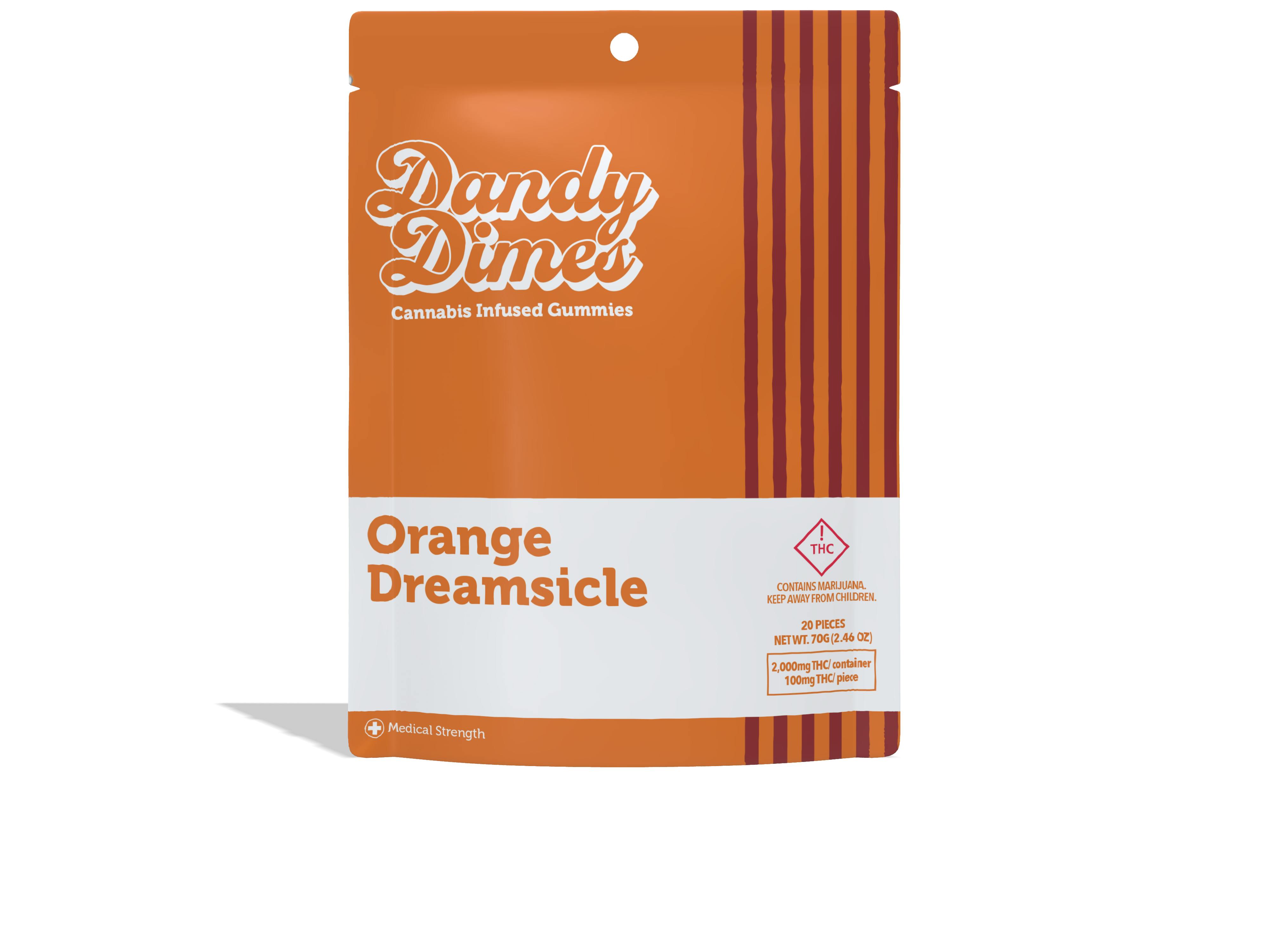 Dandy Dimes Orange Dreamsicle 2000mg