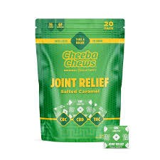 Cheeba Chews Wax Wrap Salted Caramel Joint Relief Taffy | 100mg THC : 120mg CBD : 200mg CBC