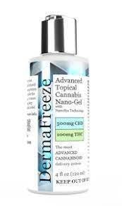 DermaFreeze 4oz Nano Gel 600mg - Hybrid Blend