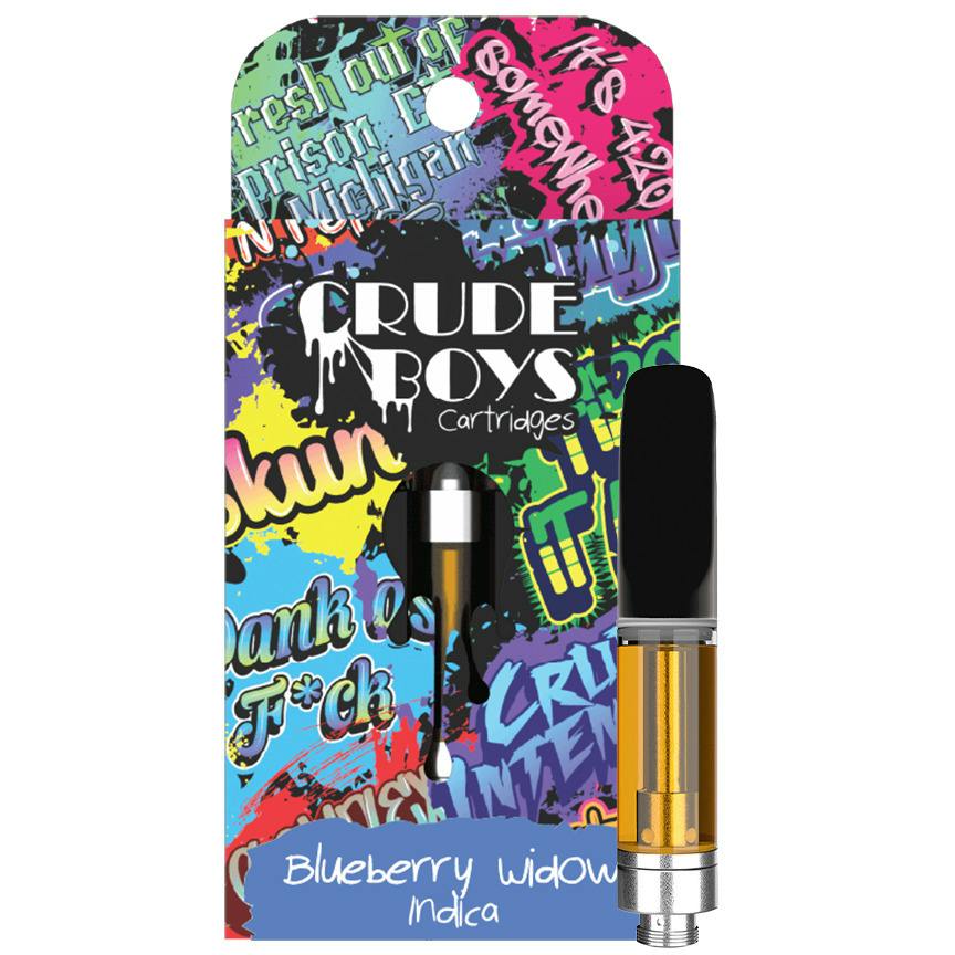 Crude Boys Blueberry Widow Cartridge Rec