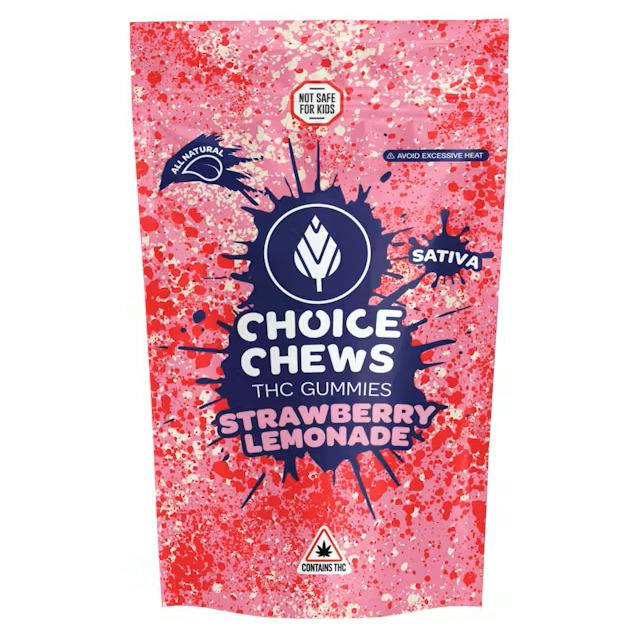 Choice Strawberry Lemonade Sativa Soft Chews 200mg Rec