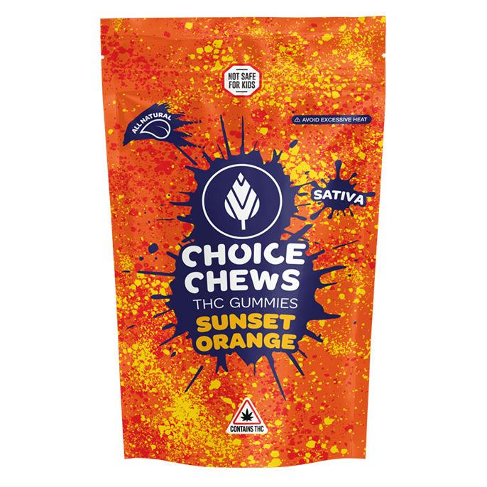 Choice Sunset Orange Sativa Soft Chews 200mg Rec