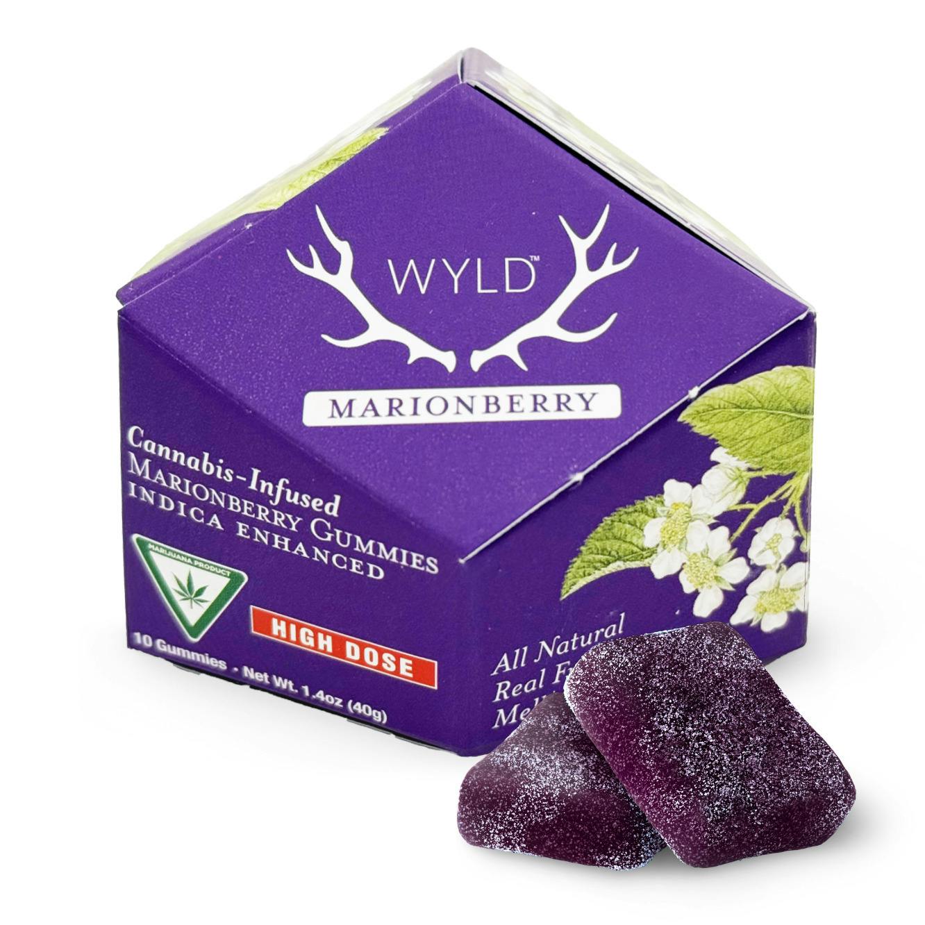 Wyld Marionberry Gummies 200mg Rec