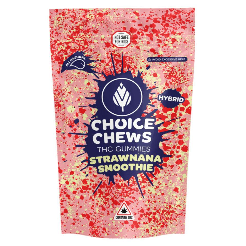 Choice Strawnana Smoothie Hybrid Soft Chews 200mg Rec