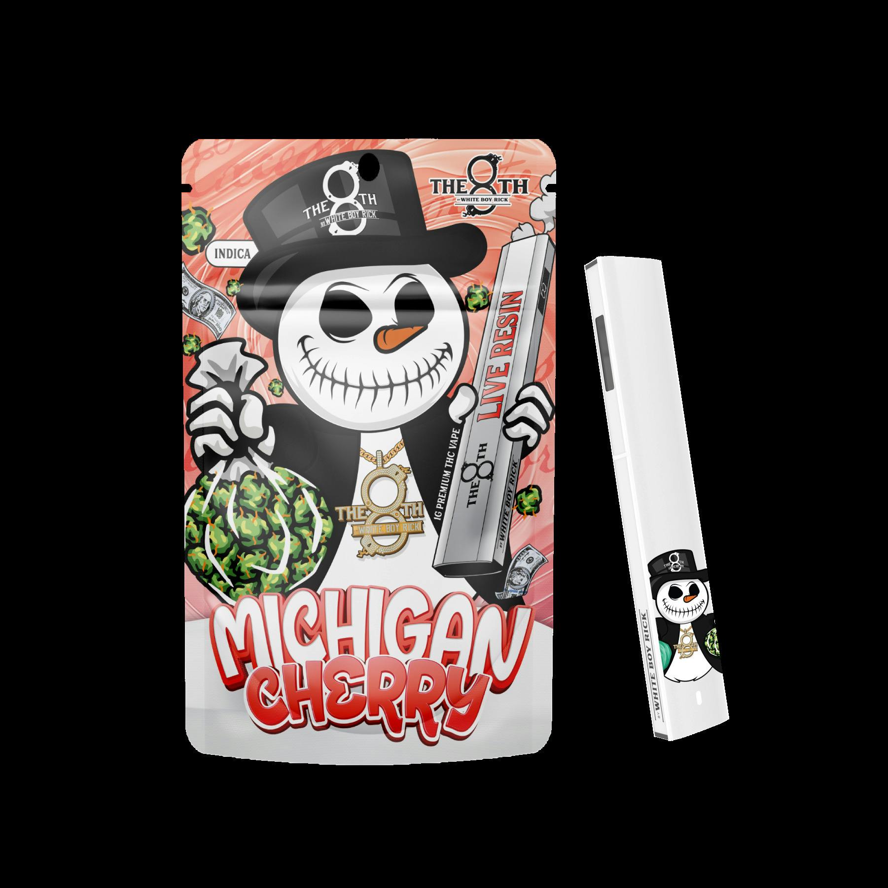 The 8th By White Boy Rick Michigan Cherry All-In-One Vape Rec