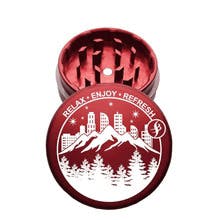 4Score X Tahoe Grinder CO. Mountain Scape Grinder - Red