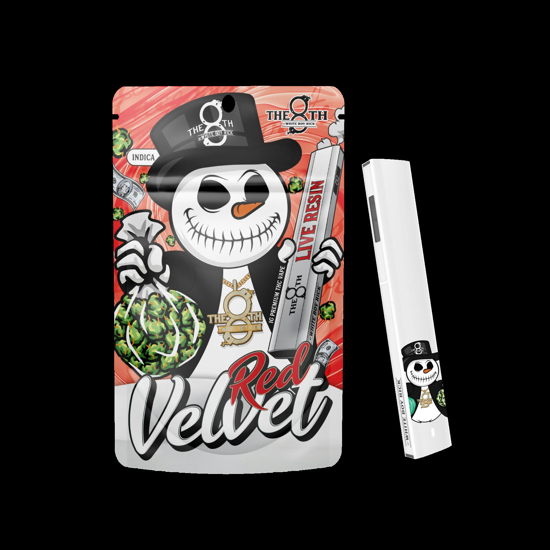 The 8th by White Boy Rick Red Velvet All-In-One Vape Rec