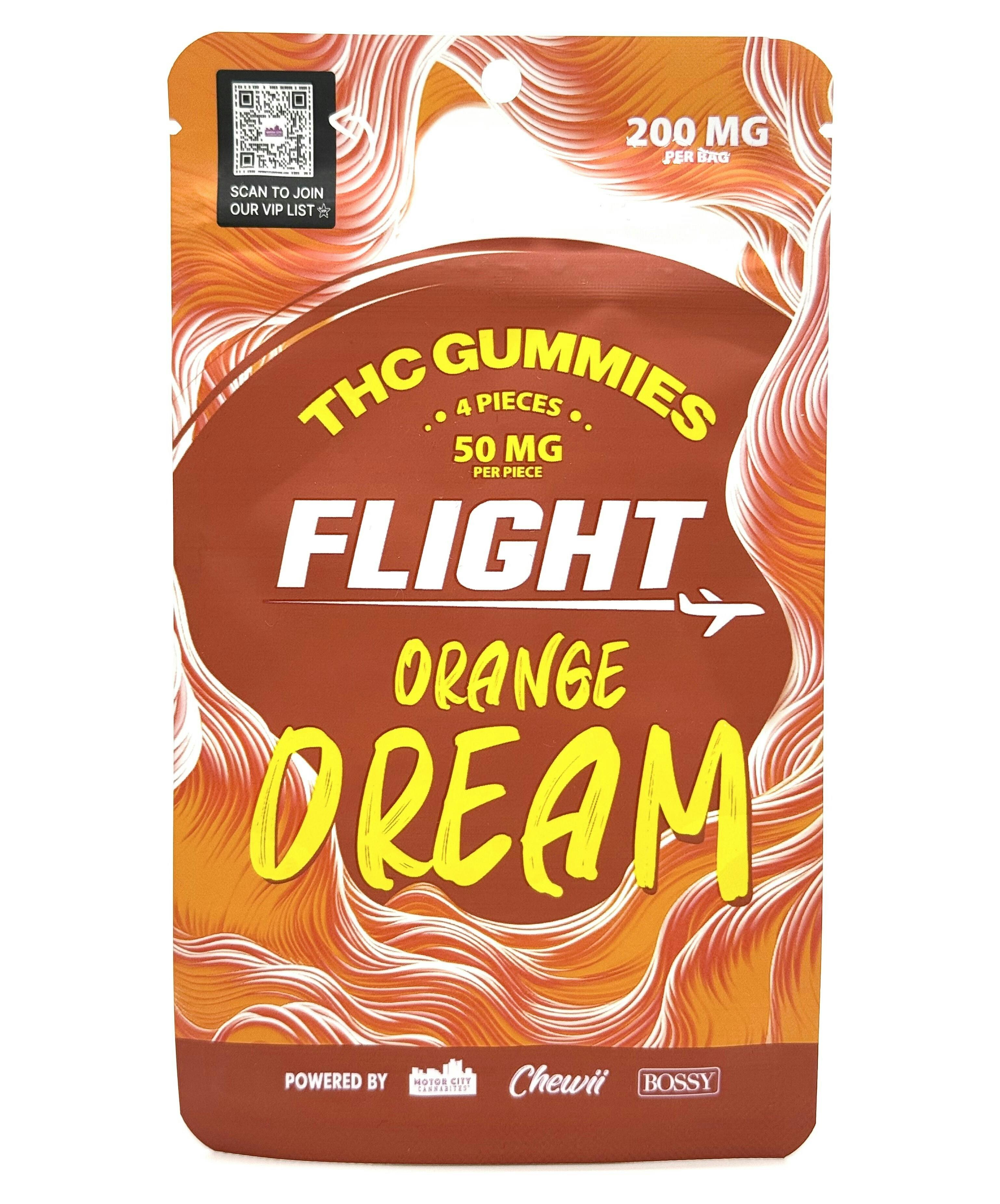 Flight Orange Dream Gummies 200mg Rec