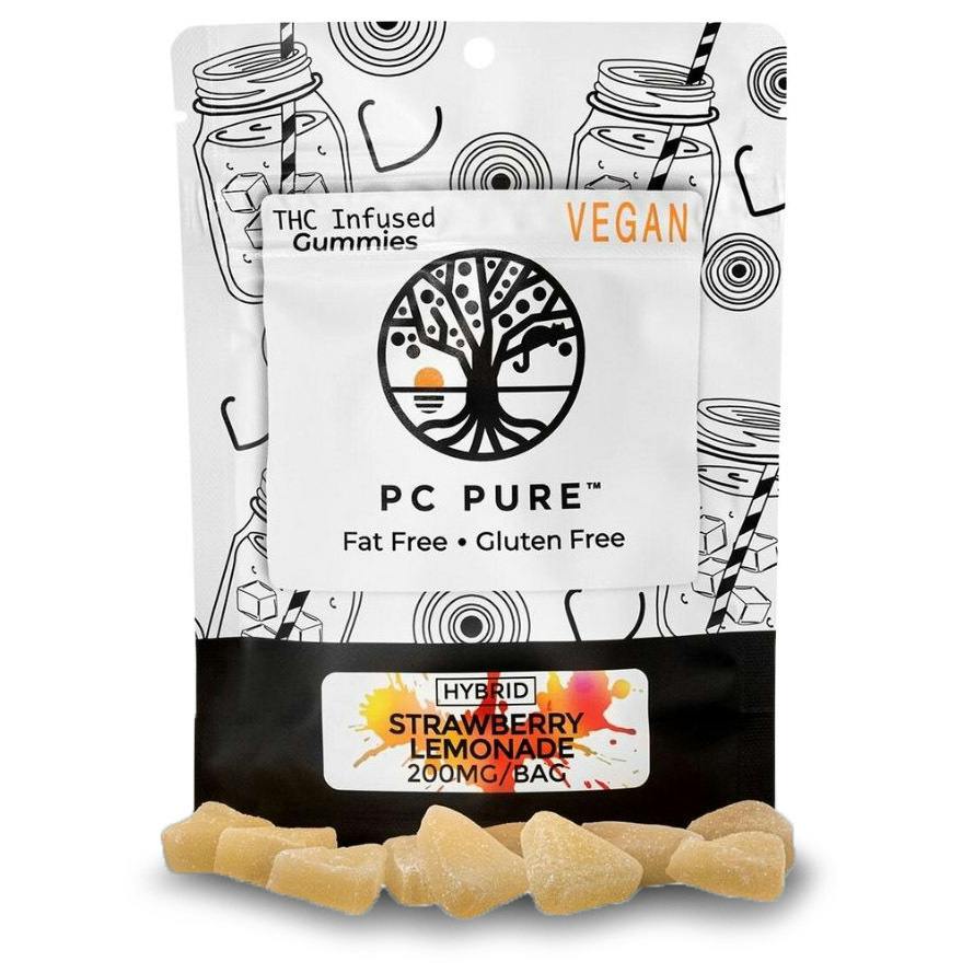 PC Pure Strawberry Lemonade Gummies 200mg Rec