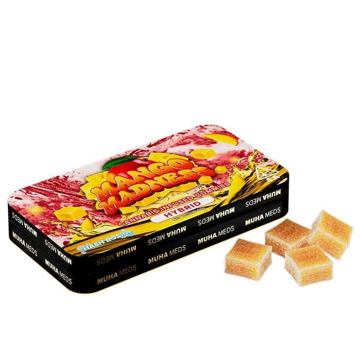 Muha Meds Mambas Mango Madness Hash Rosin Gummies 200mg Rec