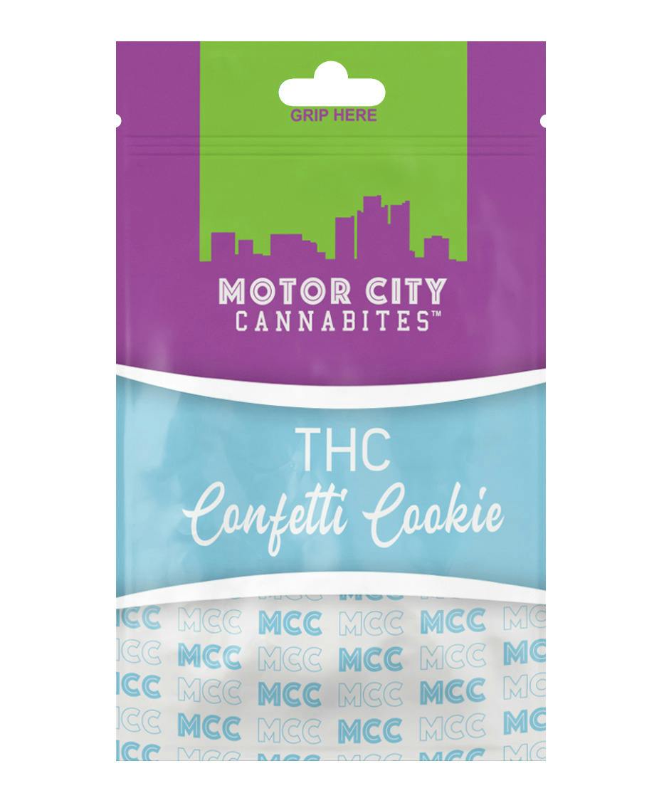 Motor City Fast-Acting Confetti Cookie 200mg Rec