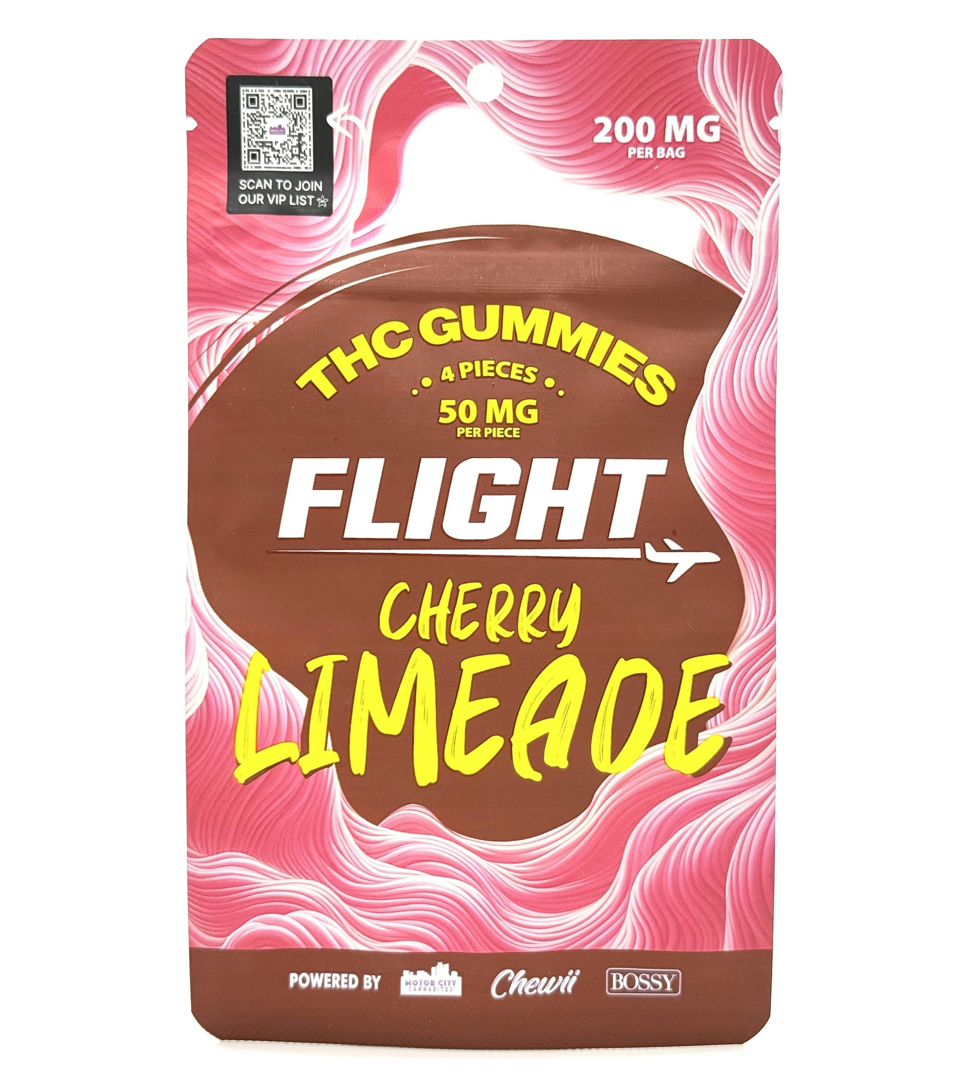 Flight Cherry Limeade Gummies 200mg Rec