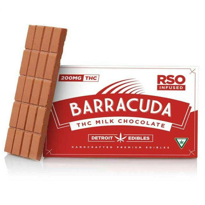 Barracuda Milk Chocolate RSO Infused Bar 200mg Rec