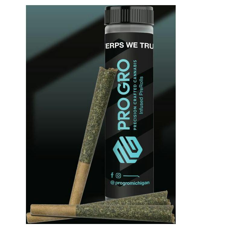 Pro Gro Ice Cream Cake 3pk Hash Infused Preroll Rec