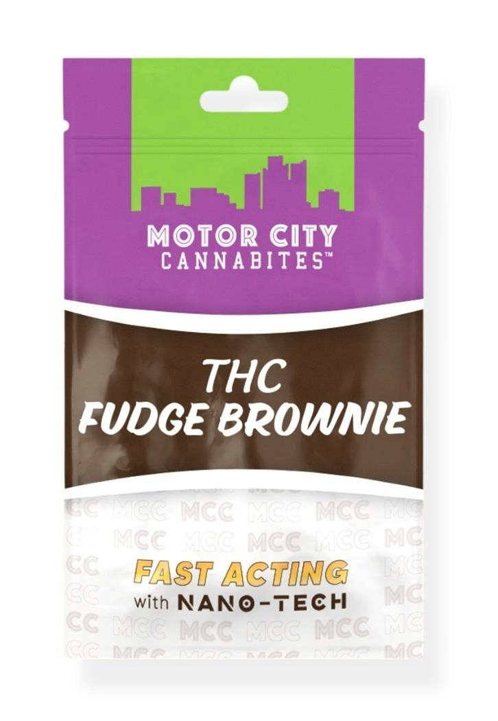 Motor City Fast-Acting Fudge Brownie 200mg Rec