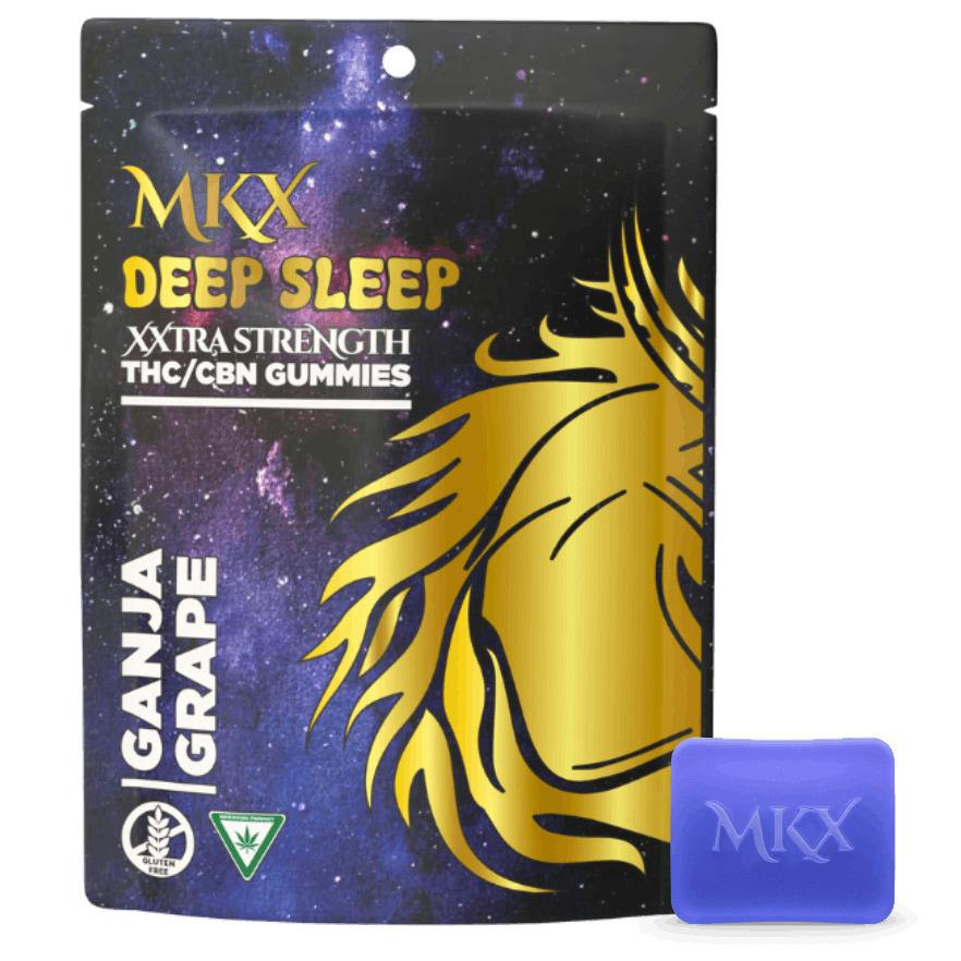 MKX Ganja Grape Deep Sleep Gummies 200mg Rec