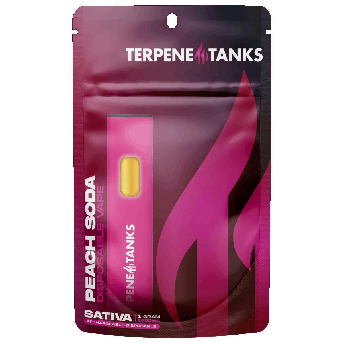 Terpene Tanks Peach Soda All-In-One Vape Rec