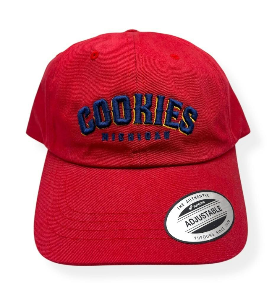 Cookies Monroe Michigan Dad Hat- Red