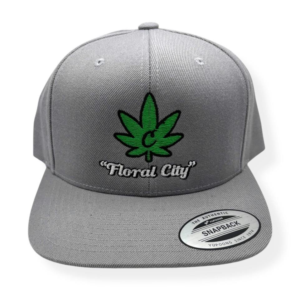 Cookies Monroe Floral City 5 Panel Hat- Grey