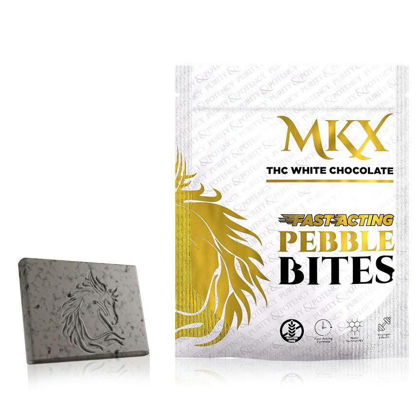 MKX Fast-Acting White Chocolate Pebble Bites 200mg Rec