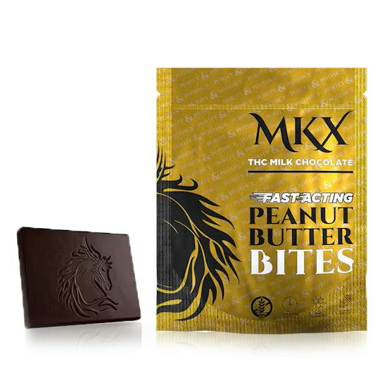 MKX Fast-Acting Milk Chocolate Peanut Butter Bites 200mg Rec