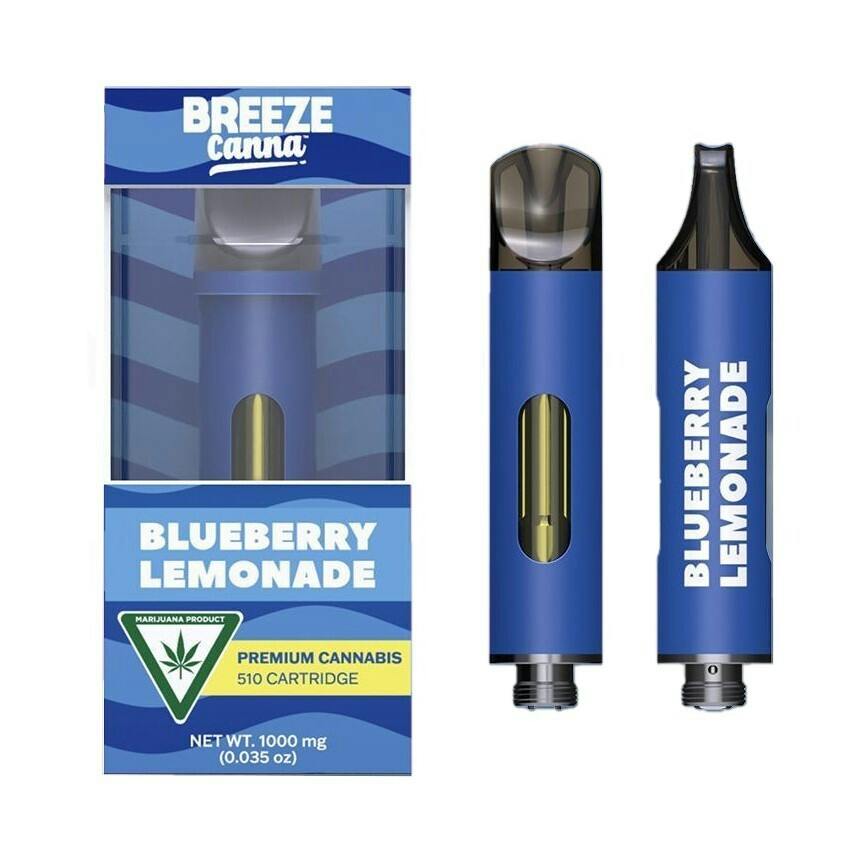 Breeze Canna Bursting Blueberry Lemonade Cartridge Rec