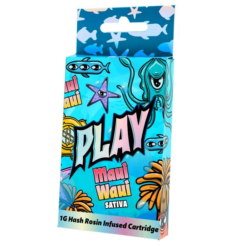 Play Maui Waui Hash Rosin Infused Cartridge Rec