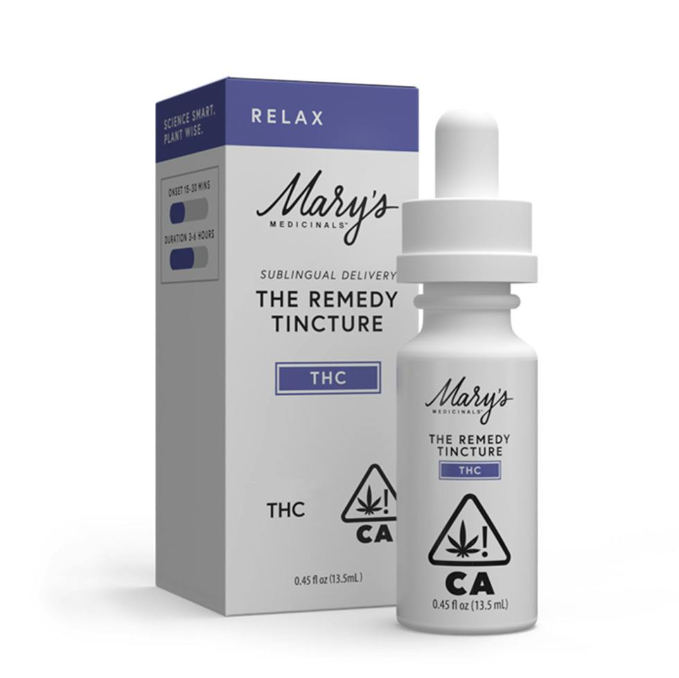 Mary's Medicinals The Remedy Relax 200mg THC Tincture Rec