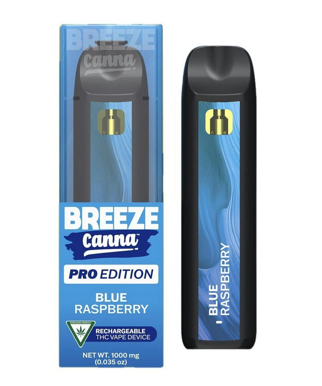 Breeze Canna Pro Edition Blue Raspberry Rechargeable Vape Rec