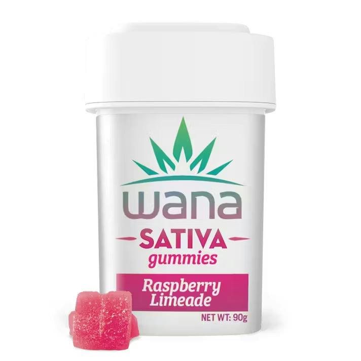 Wana Raspberry Limeade Gummies 200mg Rec