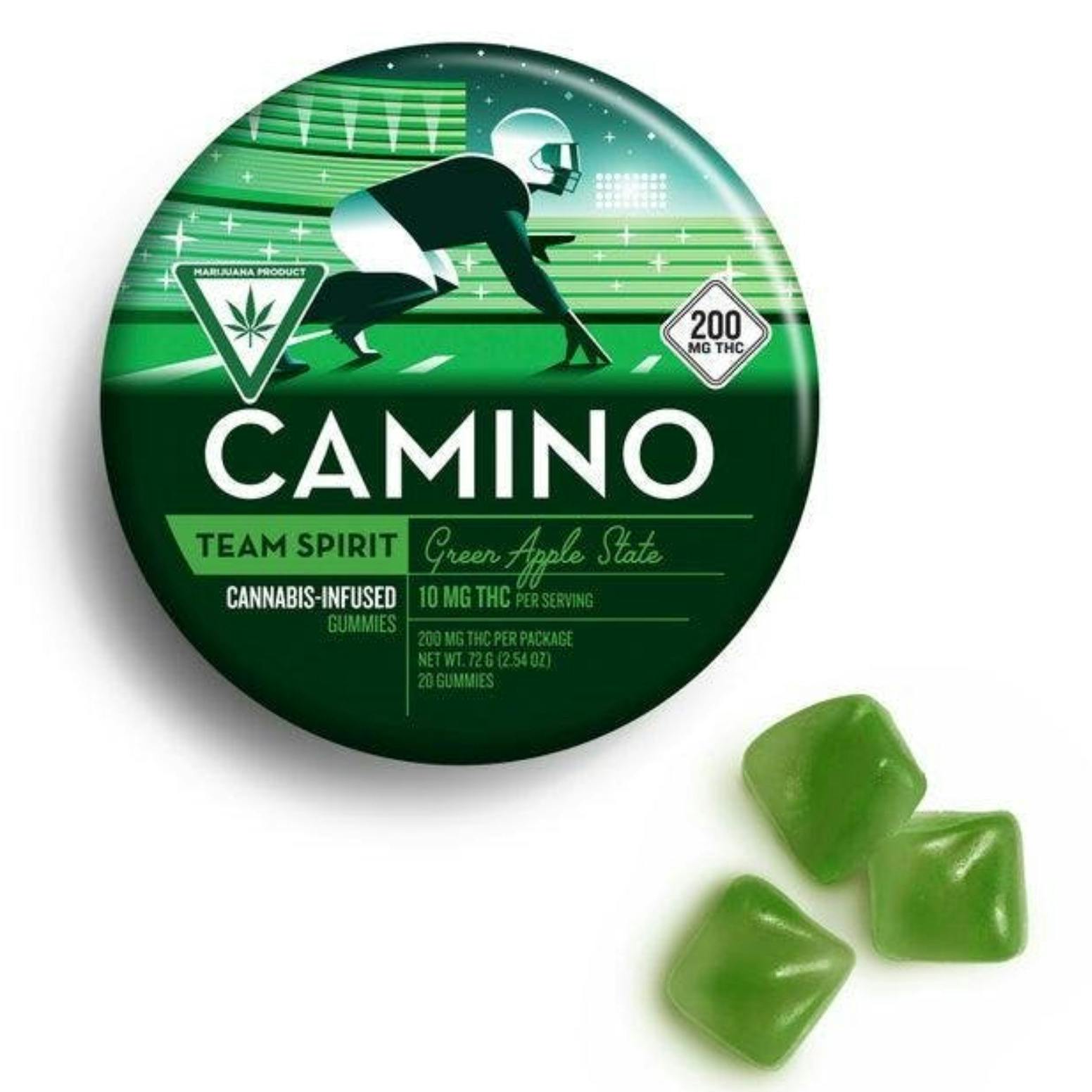 Camino Green Apple State Gummies 200mg Rec
