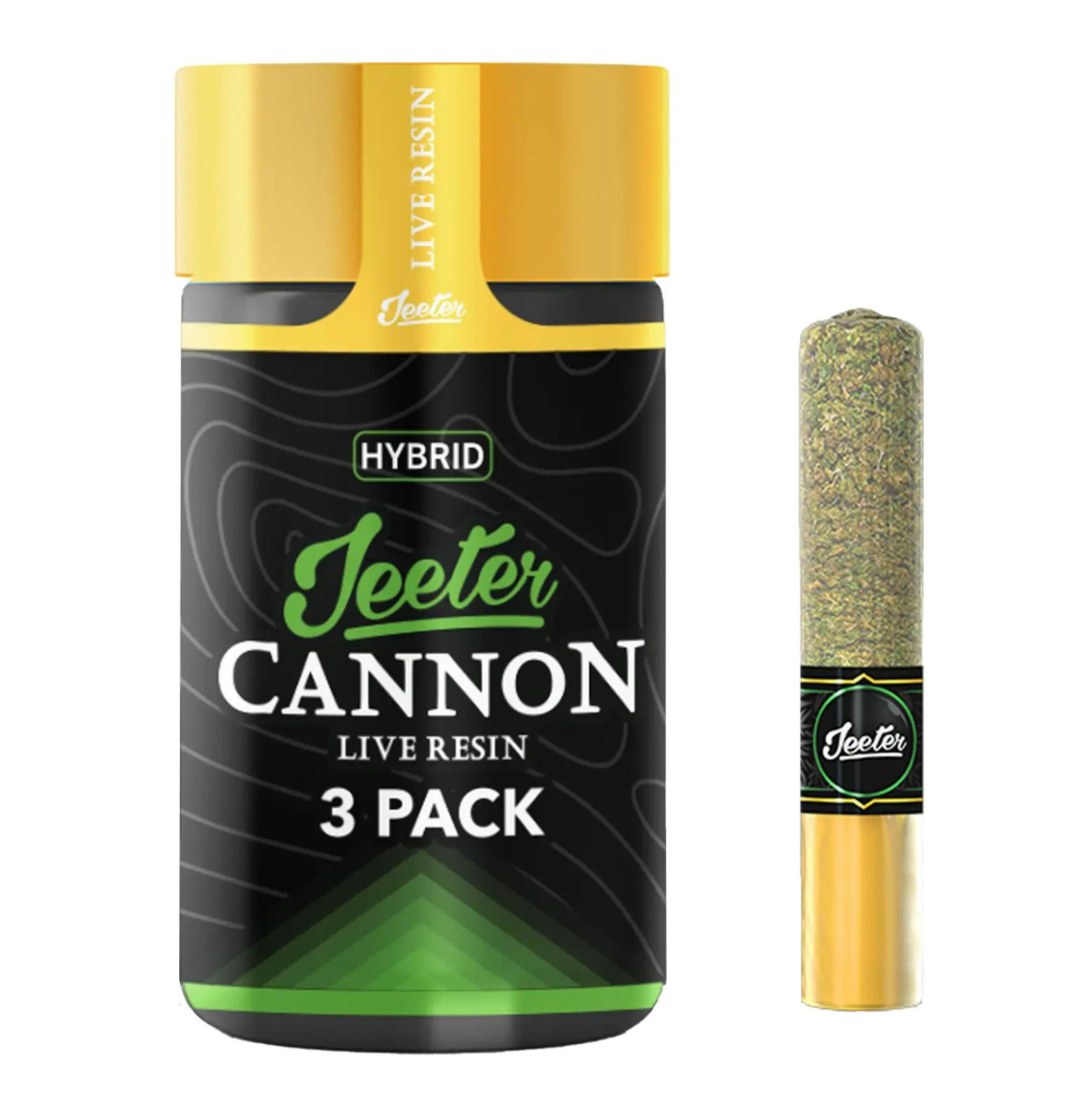 Jeeter Time Wreck 3pk Live Resin Infused Cannon Rec