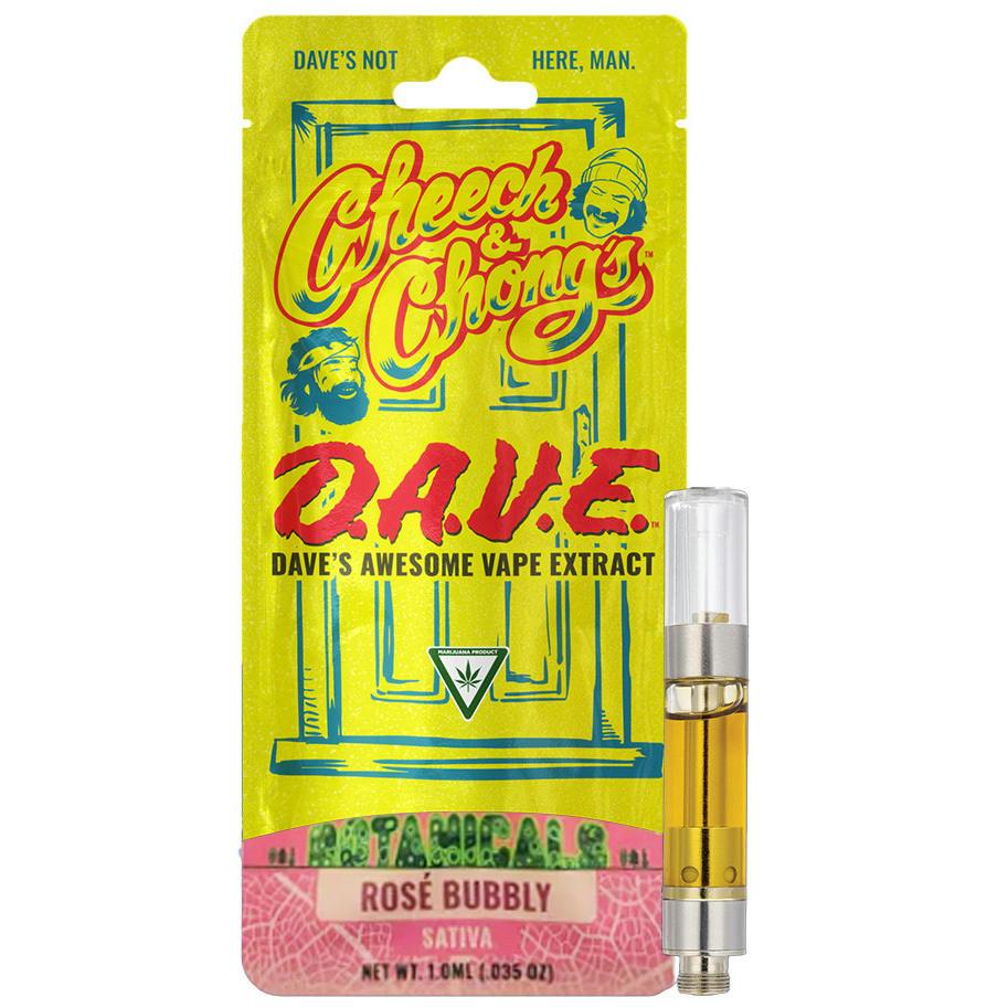 Cheech & Chong's D.A.V.E. Rose Bubbly Vape Cartridge Rec