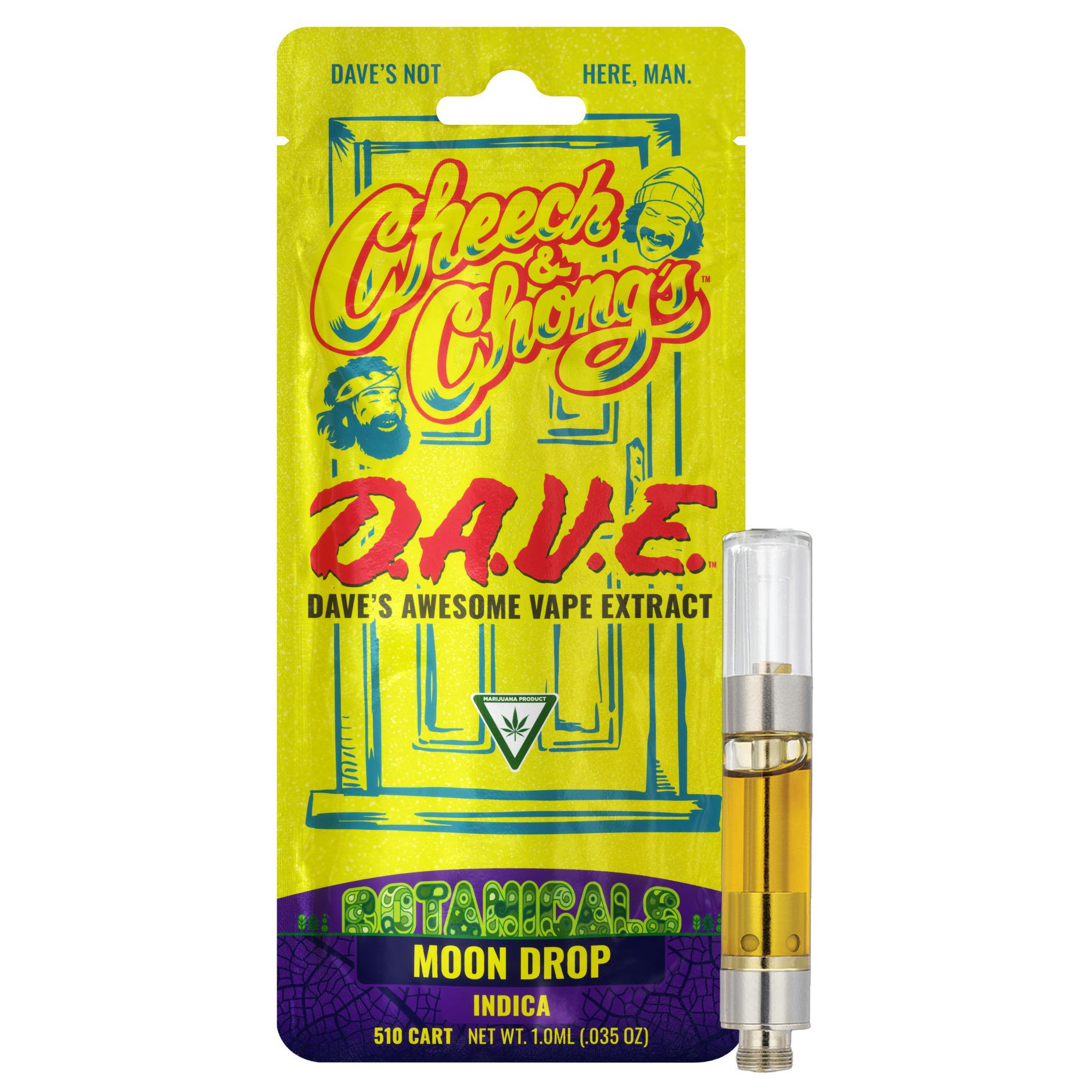 Cheech & Chong's D.A.V.E. Moon Drop Vape Cartridge Rec
