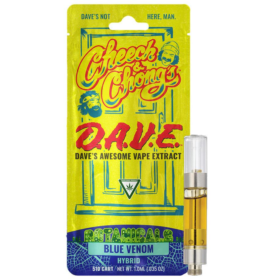 Cheech & Chong's D.A.V.E. Blue Venom Vape Cartridge Rec
