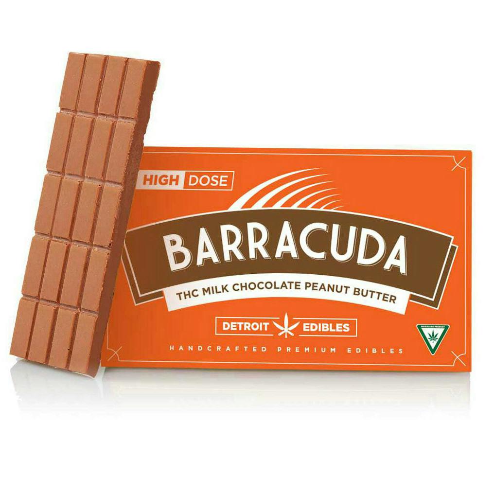 Barracuda Milk Chocolate Peanut Butter Bar 200mg Rec