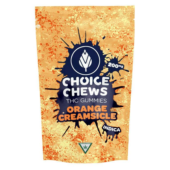 Choice Orange Creamsicle Indica Soft Chews 200mg Rec