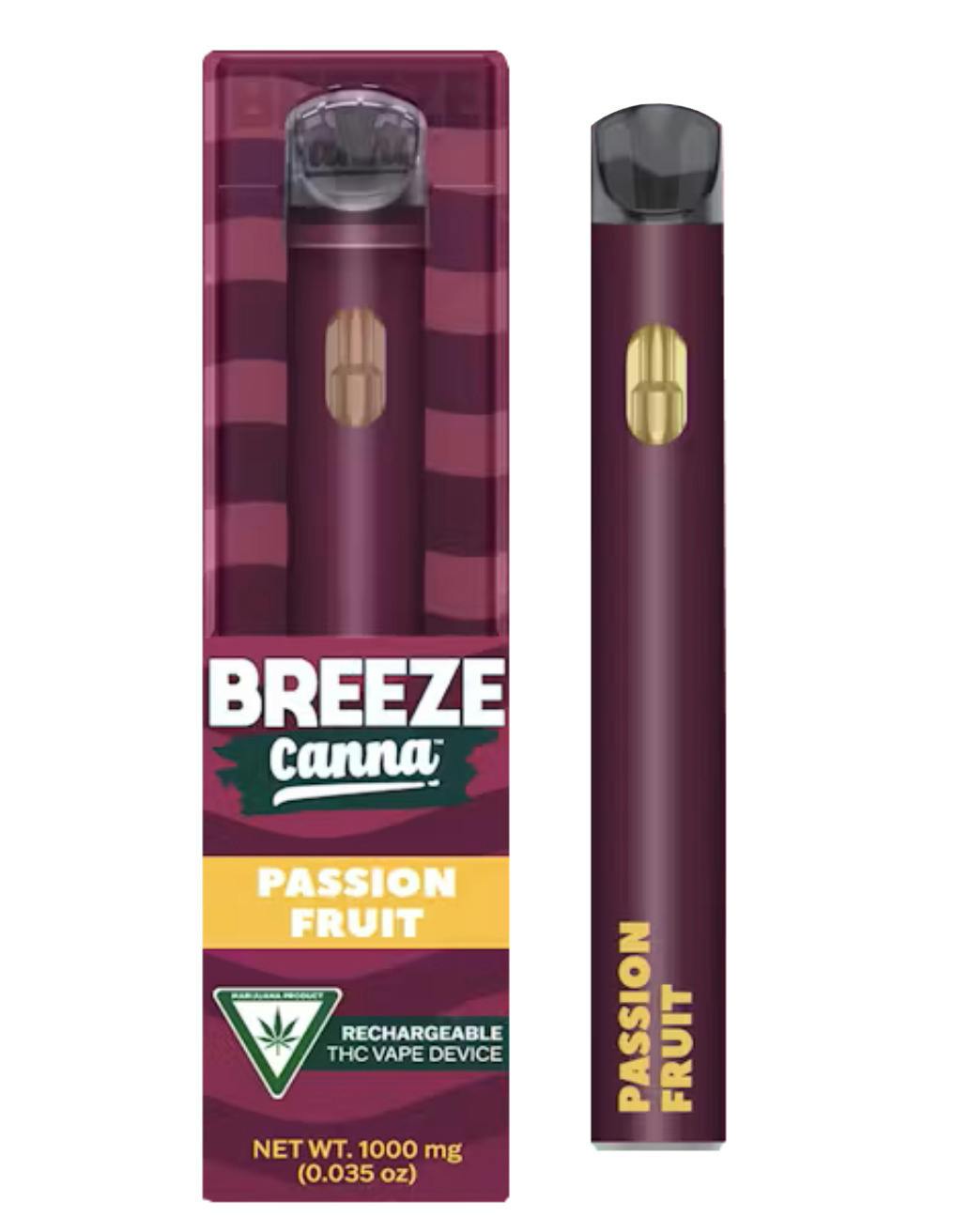 Breeze Canna Passion Fruit Rechargeable Vape Rec