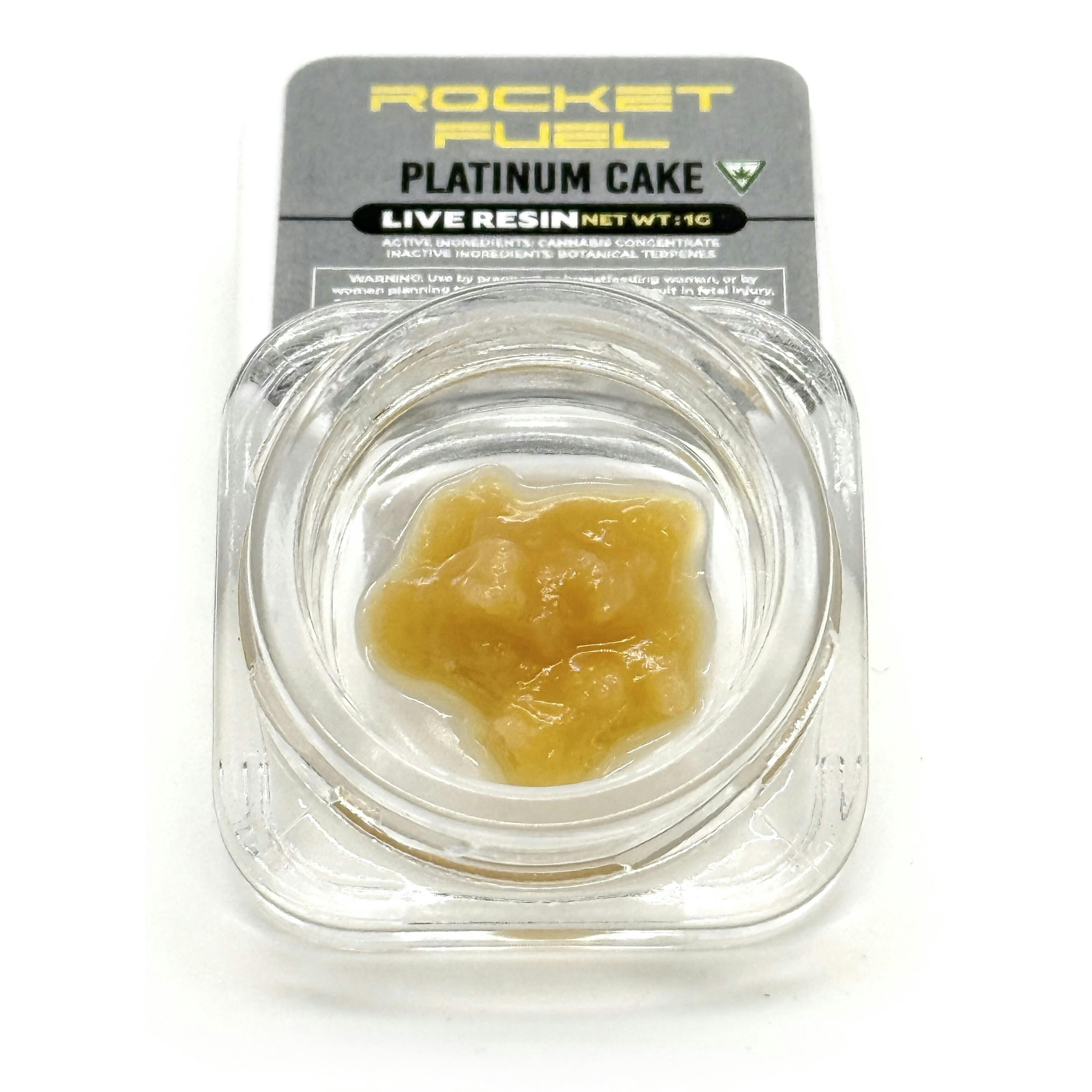 Rocket Fuel Platinum Cake Live Resin Rec