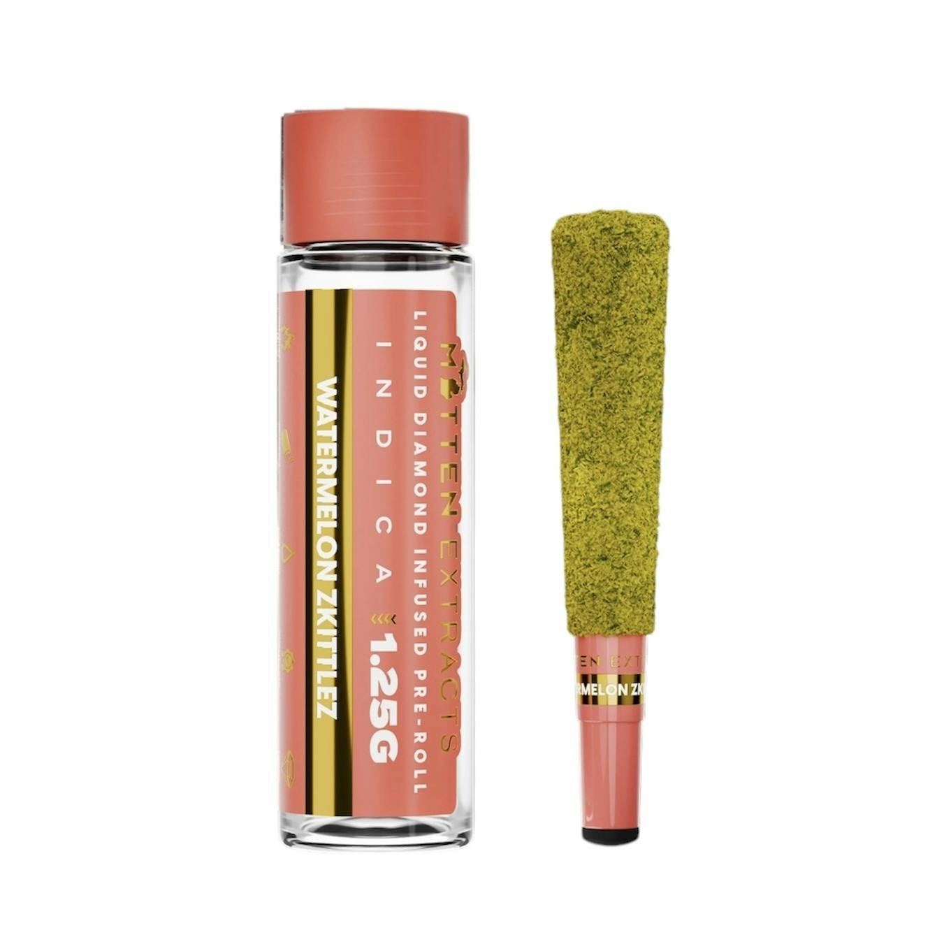 Mitten Extracts Watermelon Rainbowz Infused Preroll Rec