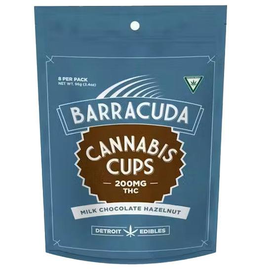 Barracuda Milk Chocolate Hazelnut Cups 200mg Rec