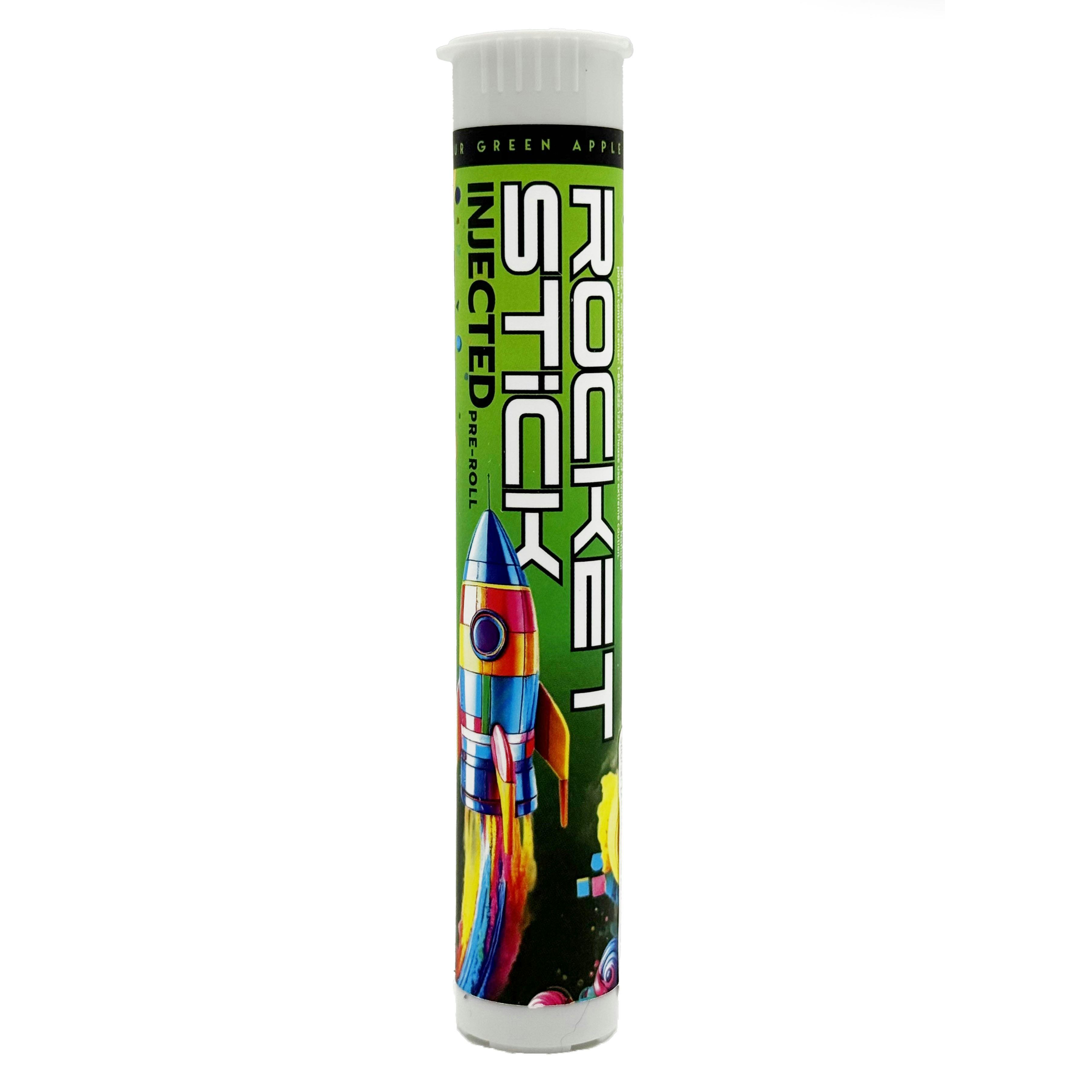 Rocket Stick Sour Green Apple Infused Preroll Rec