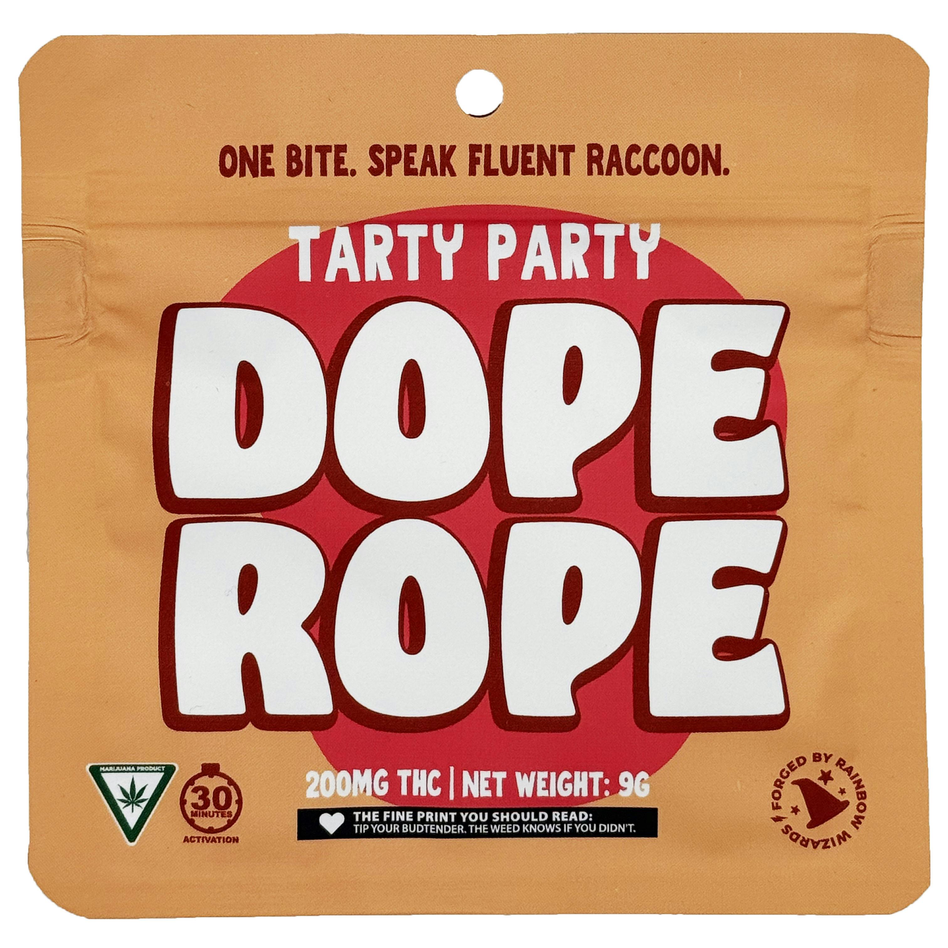 Dope Rope Tarty Party Gummy Rope 200mg Rec
