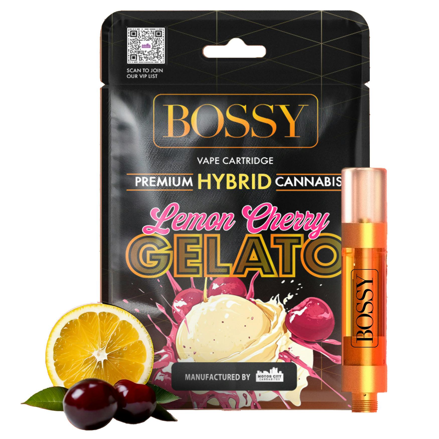 Bossy Lemon Cherry Gelato Cartridge Rec