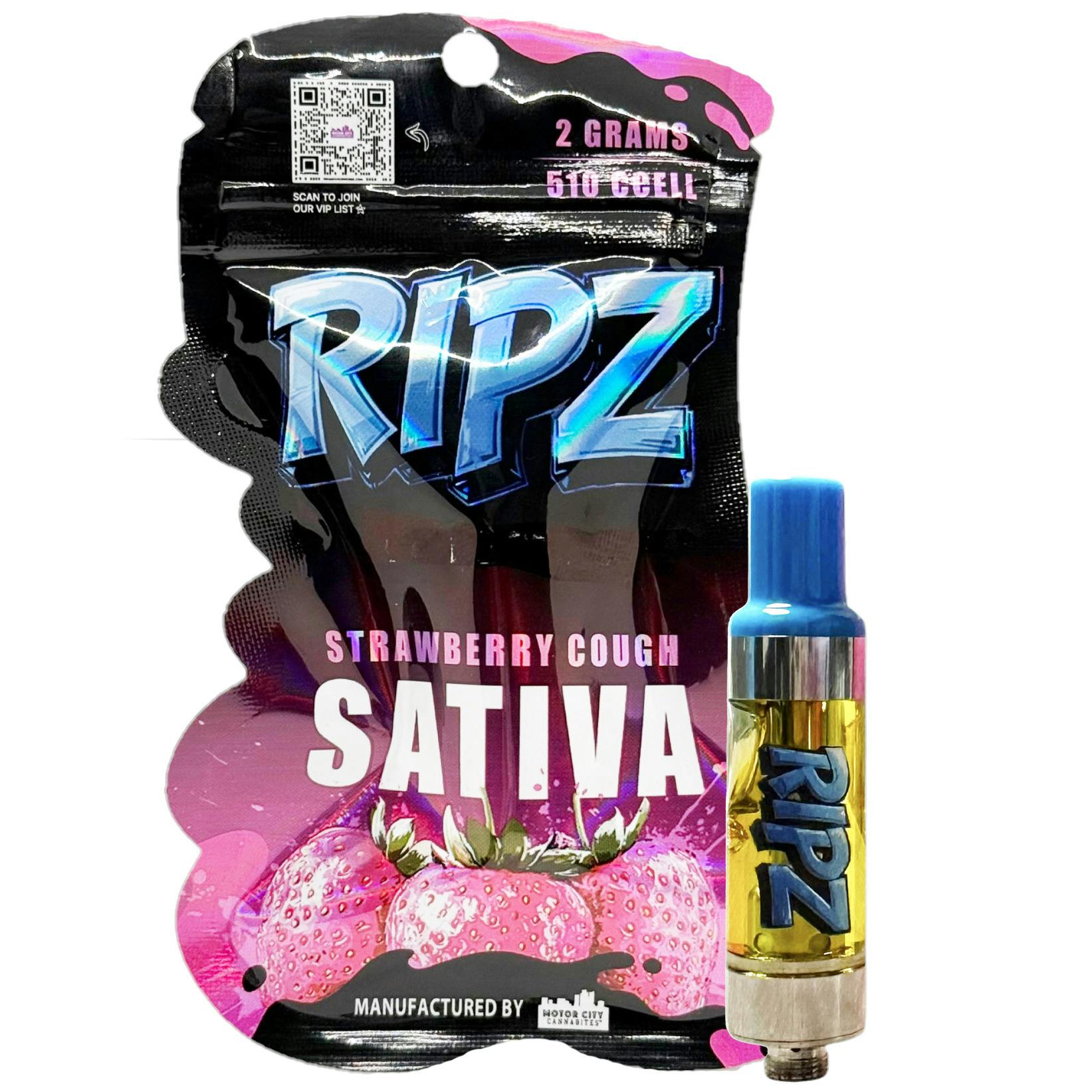 Ripz Strawberry Cough Cartridge Rec